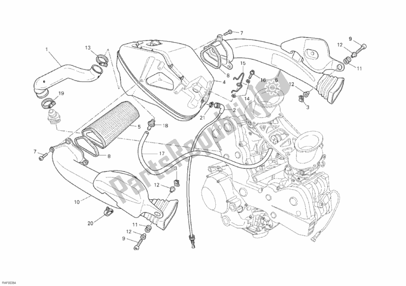 Todas las partes para Consumo de Ducati Superbike 848 EVO USA 2012